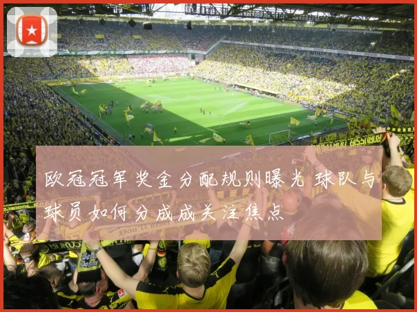 欧冠冠军奖金分配规则曝光 球队与球员如何分成成关注焦点